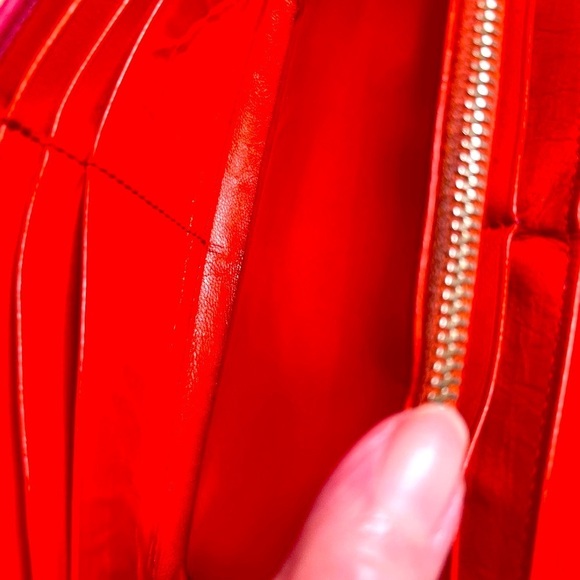 Miu Miu Pink Leather Clutch Wallet with Gold Logo Amaze-zing - Picture 5 of 13